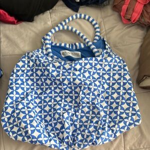 Patterned Blue Beach Bag by Pureology